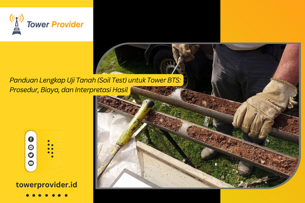 uji tanah (soil test) tower BTS pondasi tower BTS